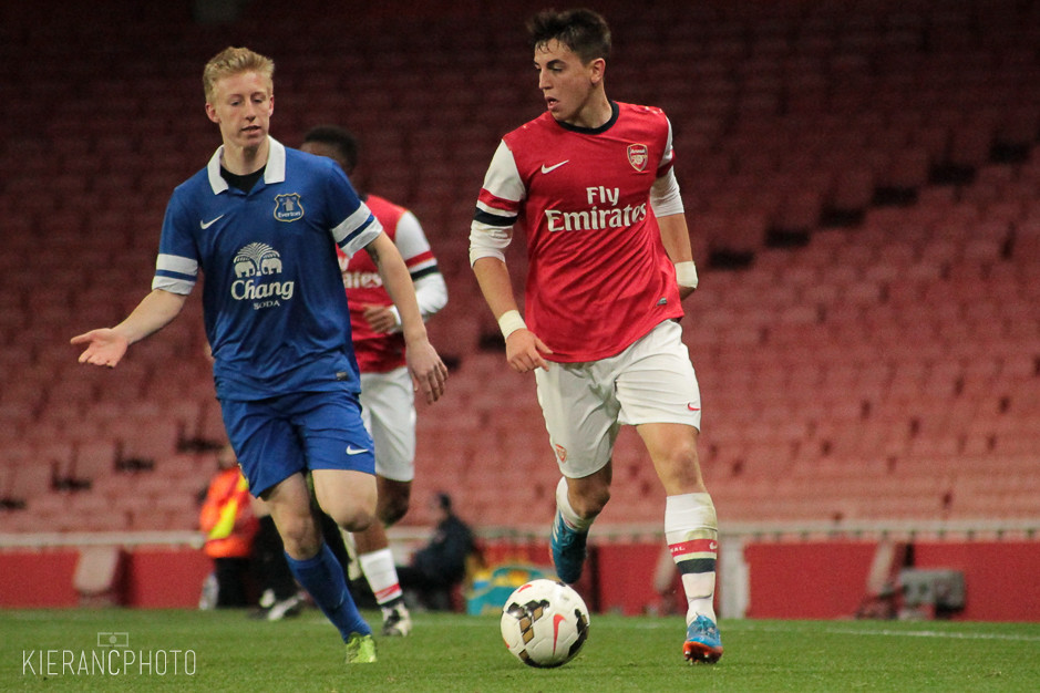 Arsenal vs Everton players